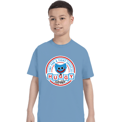 Daily_Deal_Shirts T-Shirts, Youth / XS / Powder Blue A Tight Squeeze