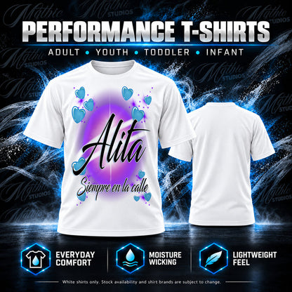 Personalized Name Art T-Shirt by Mythic Airbrush, additional product image 2