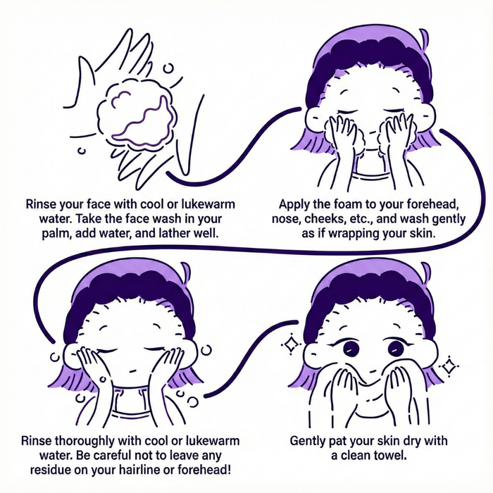Acnes Cream Face Wash How to use. Japanese face wash. Shop in Nederland