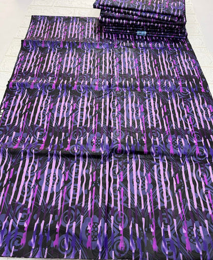 Adire brocade tie dye adire fabric sold by yard, kampala fabric for craft sewing 016