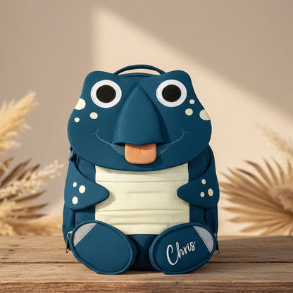 Affenzahn Großer Freund Rucksack Schildkröte Blau mit 8 Litern Volumen