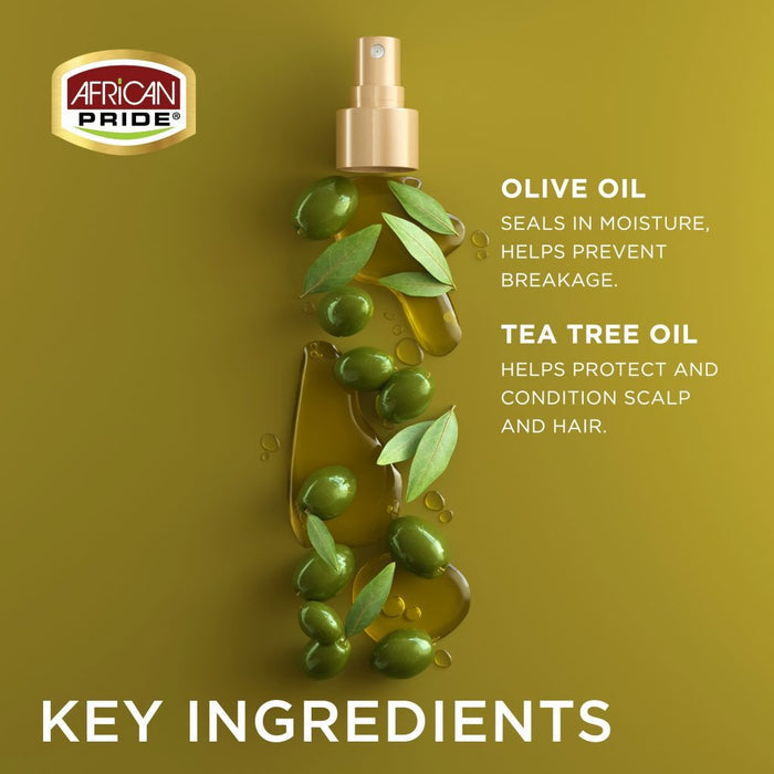 AFRICAN PRIDE Olive Miracle Braid Sheen Spray 12oz