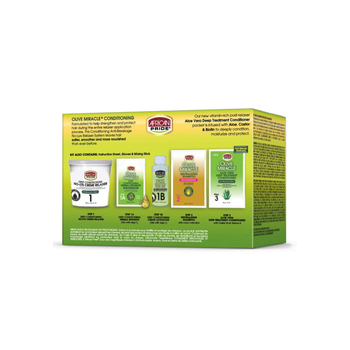 AFRICAN PRIDE Olive Miracle Relaxer [Regular] Kit