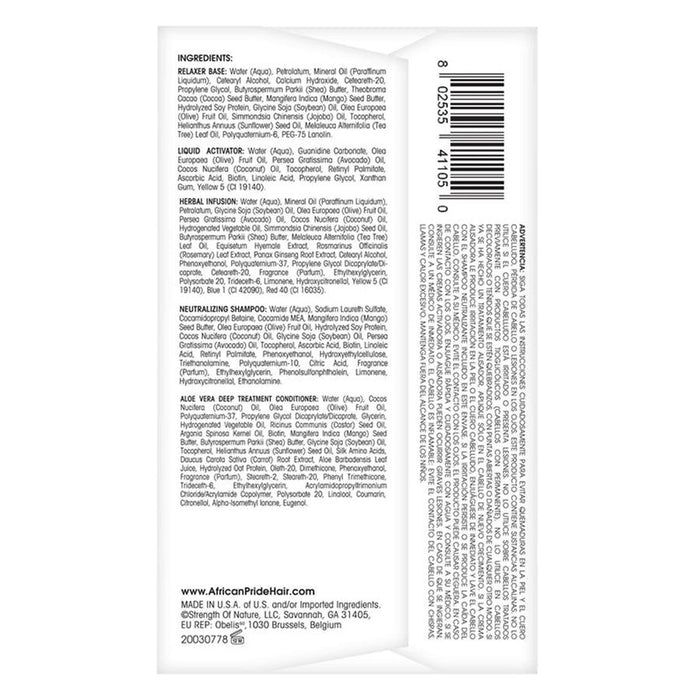 AFRICAN PRIDE Olive Miracle Relaxer [Super] Kit