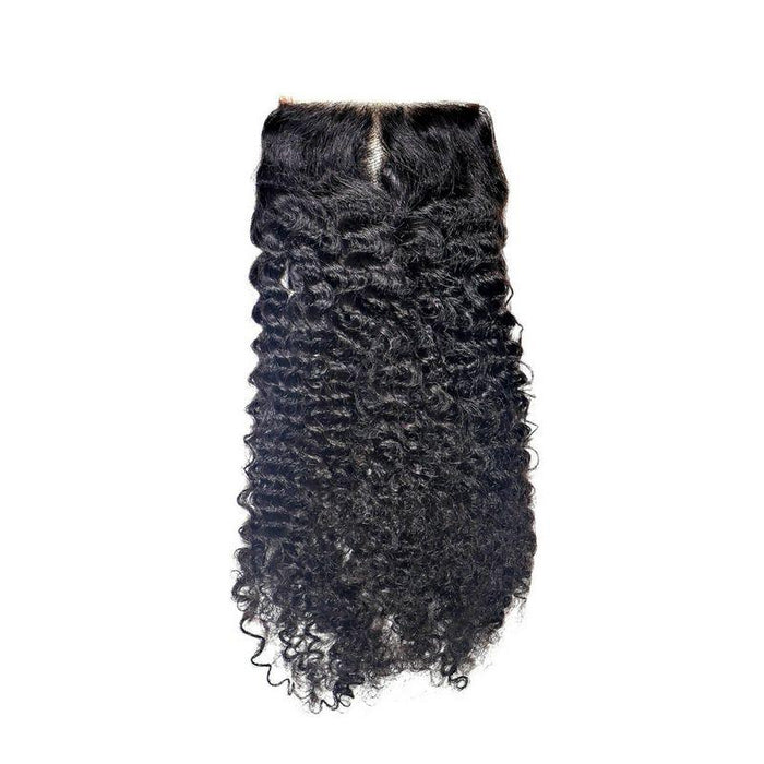 A Brazilian Afro Kinky Closure is the perfect way to finish off your next sew-in. The placement is on the top of your crown for a protective style and natural look.  Lengths:  14" Type:  Lace Closure Style:  Afro Kinky Weight:  35 grams / 1.2 oz