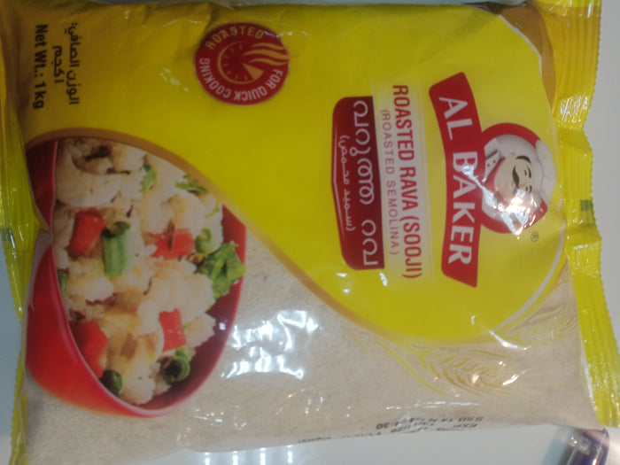 Al Baker Roasted Rava (Sooji) 1kg