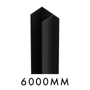 Aluminium F Section - Extrusion - 6000MM LONG - Image 1