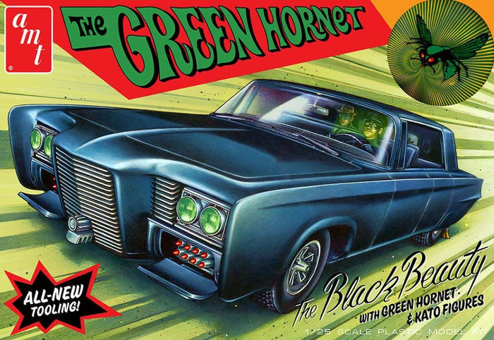 1/25 Green Hornet Black Beauty Chrysler Imperial with Green Hornet and Kato Figure