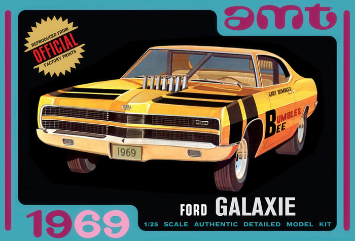 AMT-1373	1/25 1969 Ford Galaxie Hardtop