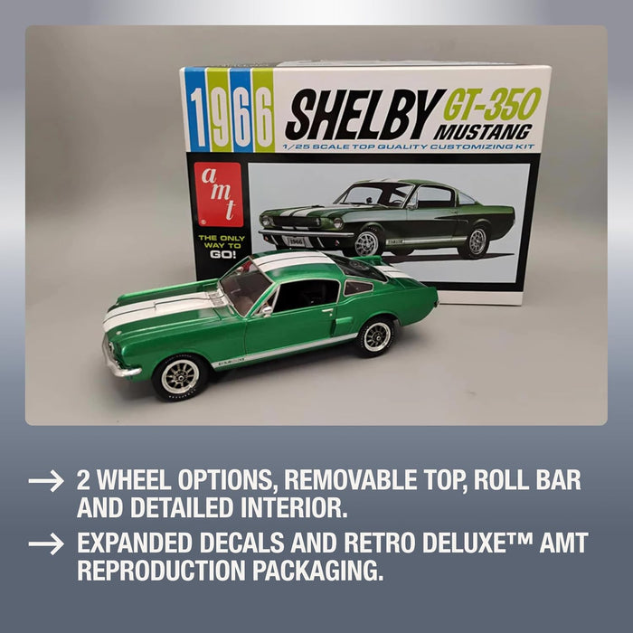 AMT-1491 1/25 1966 Shelby Mustang GT350 Car