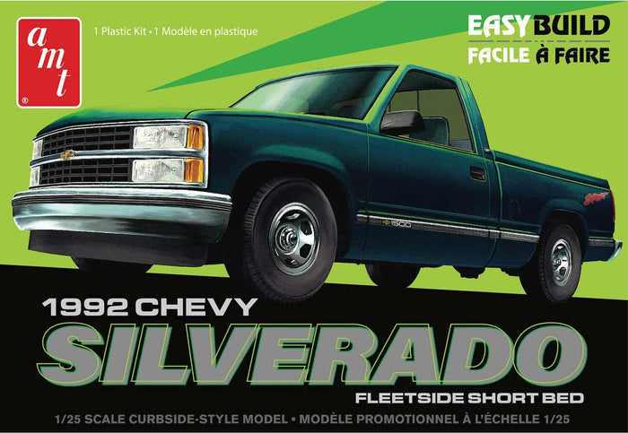1/25 92' Silverado Shortbed Fleetside Easy Build Model Kit