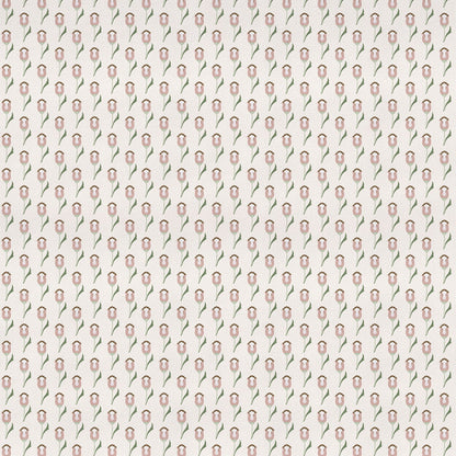abstract floral pink and green printed fabric