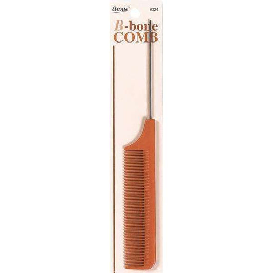 Annie B-Bone Pin Tail Comb, 1 Count, Bone