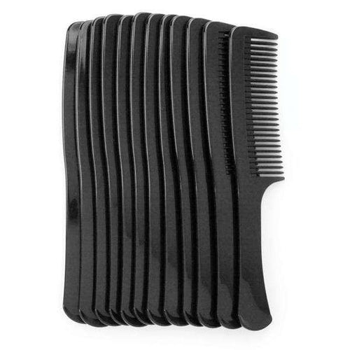Annie Curved Teeth Bush Comb 9 Inch, 12 Count, Black