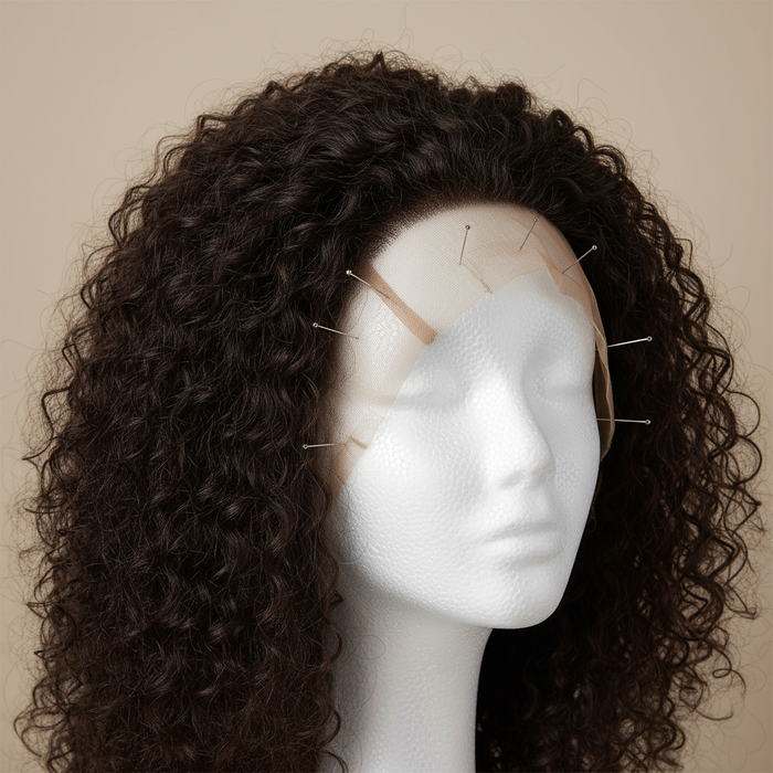 Annie Deluxe Foam Head Wig Display 19 Inch, 1 Count, White