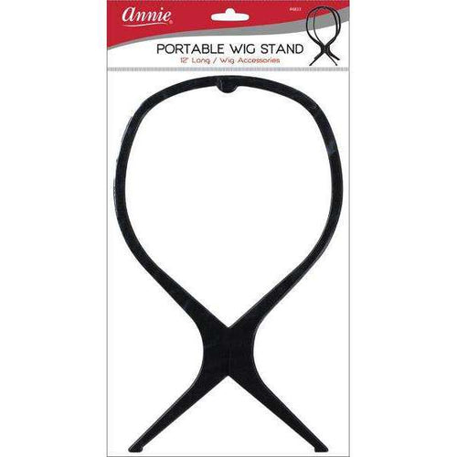 Annie Portable Wig Stand, 1 Count, Black