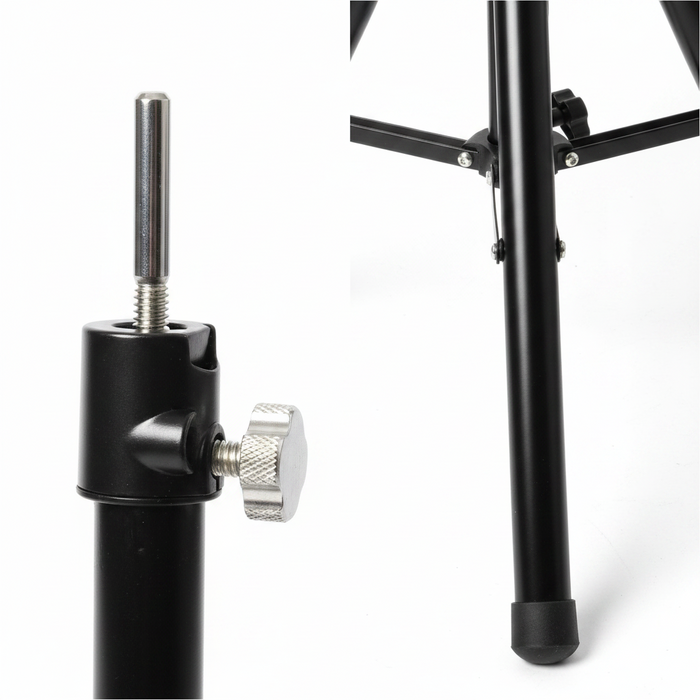 Annie Premium Mannequin Tripod with Stable Plate, 1 Count, Black