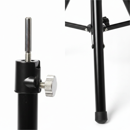 Annie Premium Mannequin Tripod with Stable Plate, 1 Count, Black