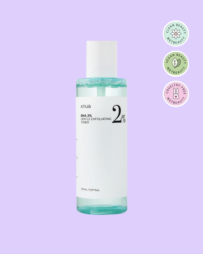 ANUA BHA 2% Gentle Exfoliating Toner 150ml
