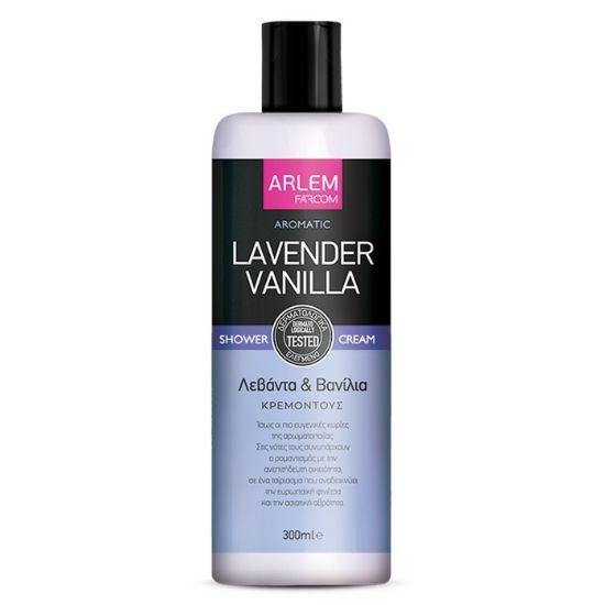 FARCOM ARLEM | Shower Cream Lavender & Vanilla 300ml - New Hair Supplies Ireland