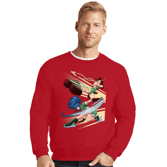Crewneck Sweater, Unisex / Small / Red