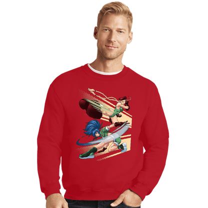 Crewneck Sweater, Unisex / Small / Red