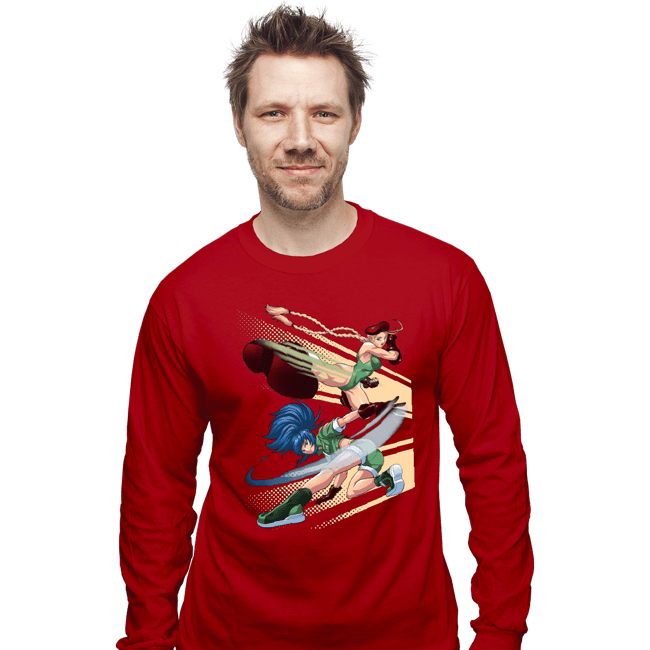 Long Sleeve Shirts, Unisex / Small / Red