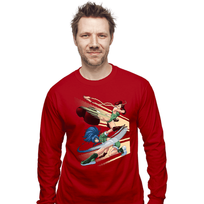 Long Sleeve Shirts, Unisex / Small / Red