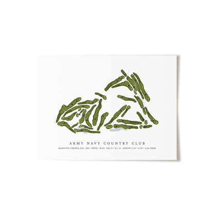 Army Navy Country Club | Golf Course Print | Unframed