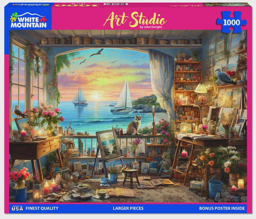 Art Studio (2002pz) - 1000 Piece Jigsaw Puzzle