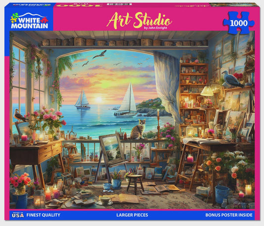 Art Studio (2002pz) - 1000 Piece Jigsaw Puzzle