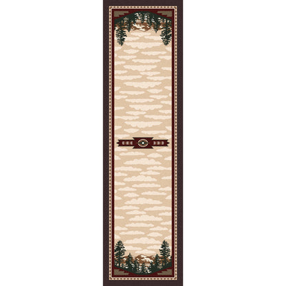 Image of an area rug, Autumn Point - Wine