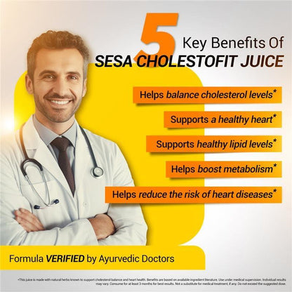 Ayurvedic CholestoFIT Juice - 1000 ml