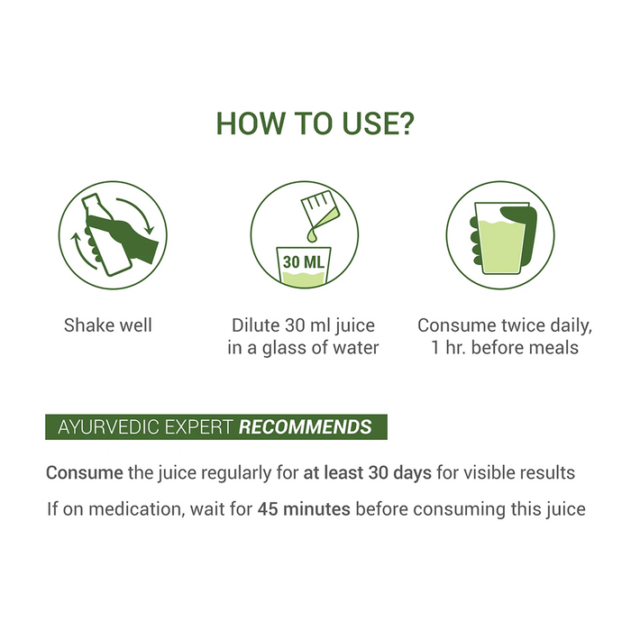 Ayurvedic Hair Care Juice For Daily Use - 1000 ml