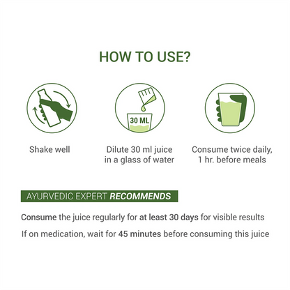 Ayurvedic Hair Care Juice For Daily Use - 1000 ml