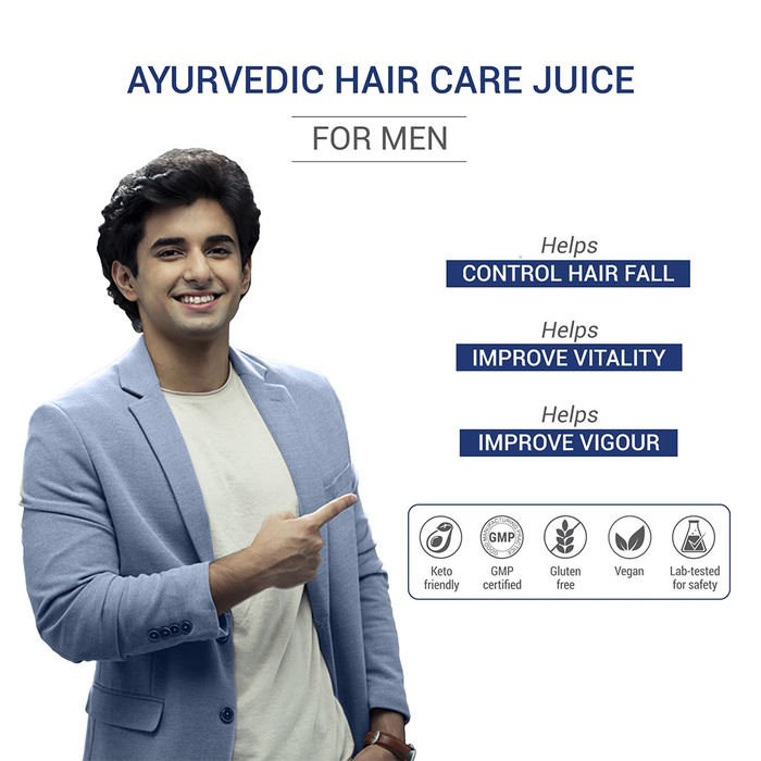 Ayurvedic Hair & Vitality Booster Juice For Men - 1000 ml