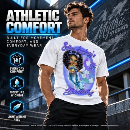 Mermaid Graphic T-Shirt by Mythic Airbrush, additional product image 4