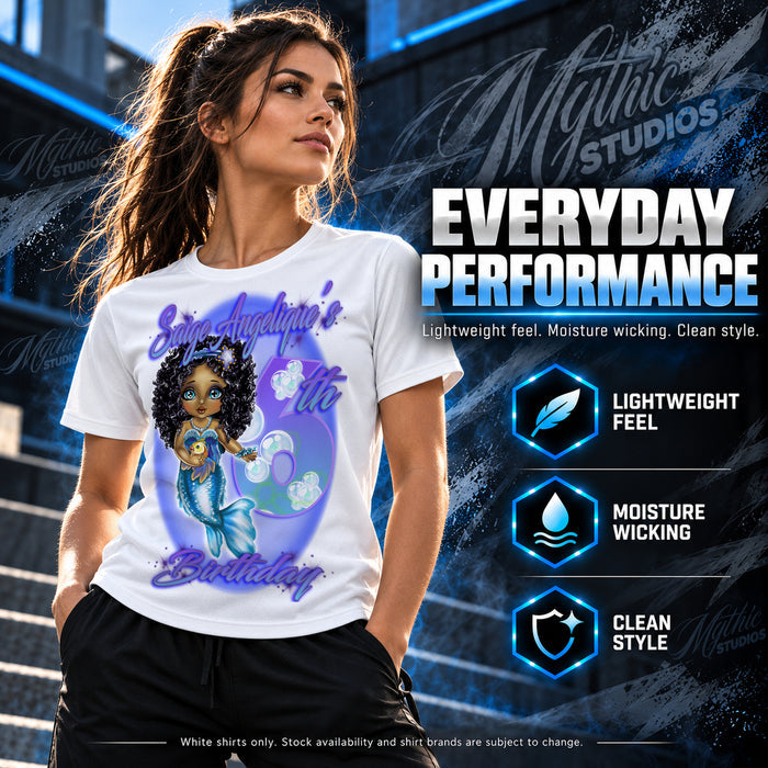 Mermaid Graphic T-Shirt by Mythic Airbrush, additional product image 5