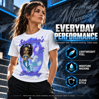Mermaid Graphic T-Shirt by Mythic Airbrush, additional product image 5