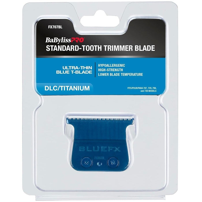 BaBylissPRO Standard-Tooth DLC Blue T-Blade # FX 707BL - Palms Fashion Inc.