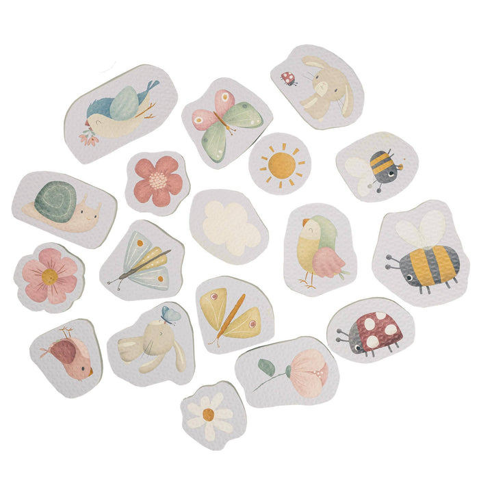 Badeschaumfiguren Flowers & Butterflies – 18 Teile
