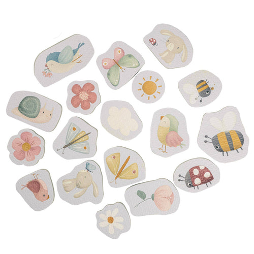 Badeschaumfiguren Flowers & Butterflies – 18 Teile