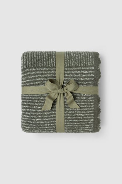 Barefoot Dreams CozyChic Scallop Olive Branch Throw Blankets & Throws in at Wrapsody
