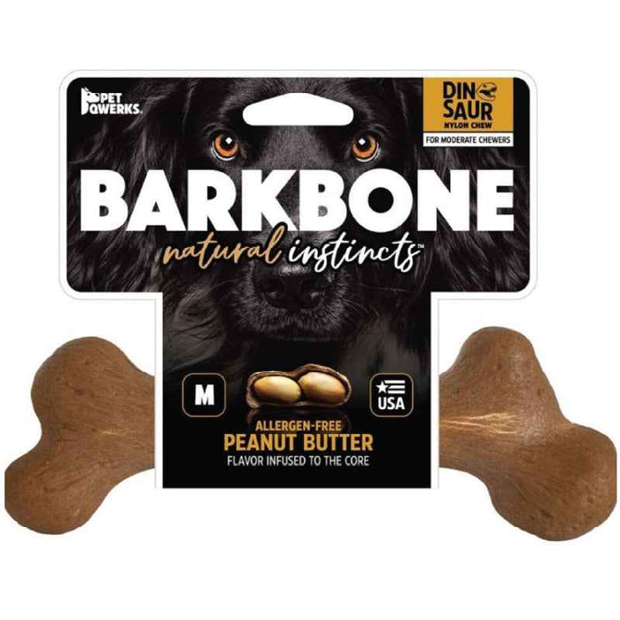 BarkBone Natural Instincts Peanut Butter Nylon Dog Chew
