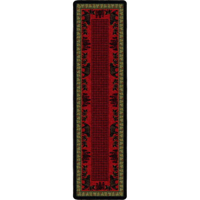 Image of an area rug, Bear Family - Multi