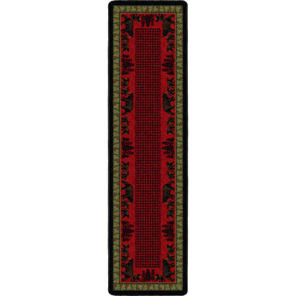 Image of an area rug, Bear Family - Multi