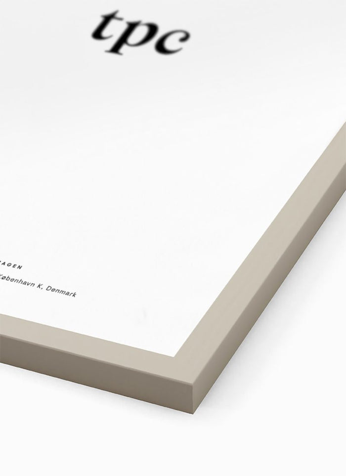 Wood Frame - Beige