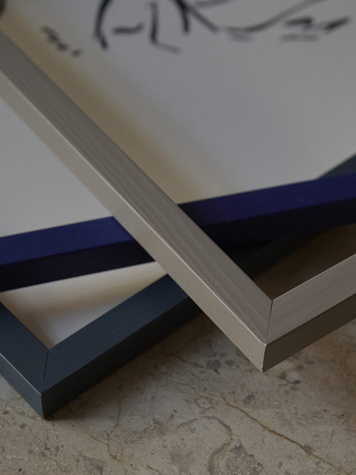 Beige wood frame