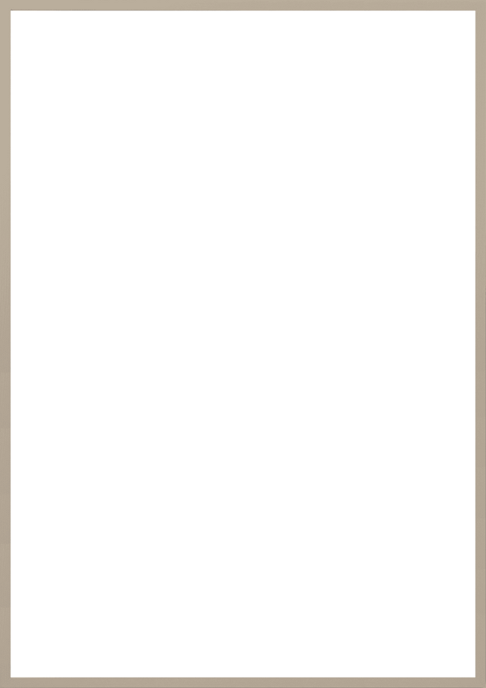 Beige Wood Frame