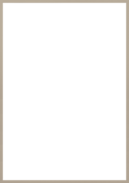 Beige Wood Frame